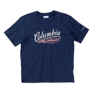 大きいサイズ メンズ Columbia ロッカウェイリバーグラフィック 半袖 Tシャツ カレッジネイビー 1278-4240-2 1X 2X 3X 4X 5X 6X｜bmo
