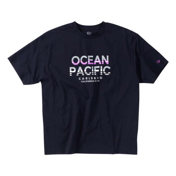 大きいサイズ メンズ OCEAN PACIFIC PEARTEX UV 半袖 Tシャツ ブラック 1...