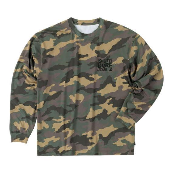 大きいサイズ メンズ RUSTY PEARTEX 長袖 Tシャツ カモフラ 1278-4381-1 ...