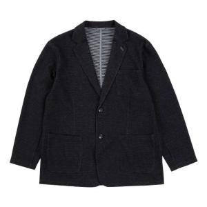 大きいサイズ メンズ Mc.S.P 裏ボーダー カット ジャケット ブラック 1278-4645-2 3L 4L 5L 6L 7L 8L 大きいサイズ メンズ Mc.S.P 裏ボーダー カット ジャケット ブラック