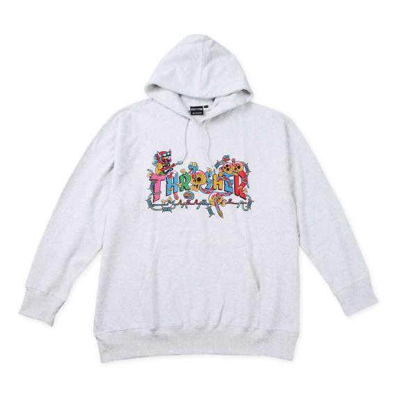 大きいサイズ メンズ THRASHER Devil's Music プル パーカー アッシュ 127...