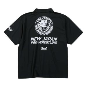 半袖 ポロシャツ ドライ素材 吸汗速乾 ボタンダウン BD衿 ライオン