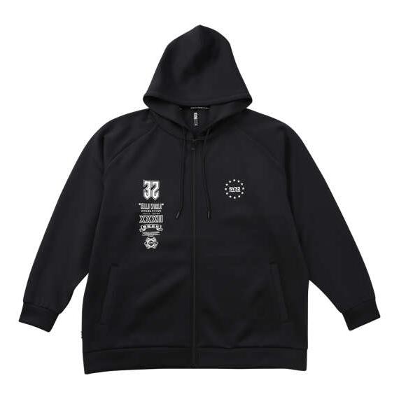 大きいサイズ メンズ SY32 by SWEET YEARS ダブルニット マルチロゴ フルジップ ...