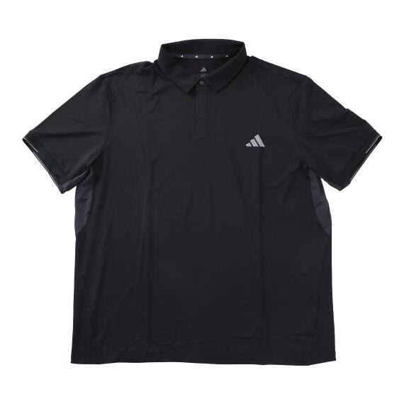 大きいサイズ メンズ adidas golf 接触冷感ユニバーサルベンチレーション 半袖 シャツ ブ...
