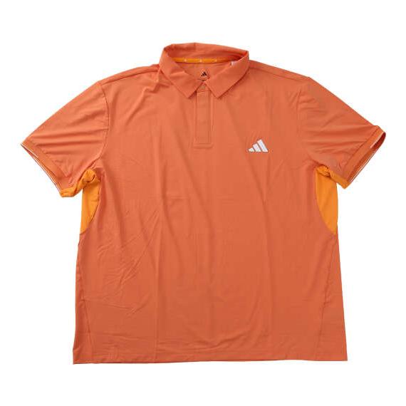 大きいサイズ メンズ adidas golf 接触冷感ユニバーサルベンチレーション 半袖 シャツ ダ...
