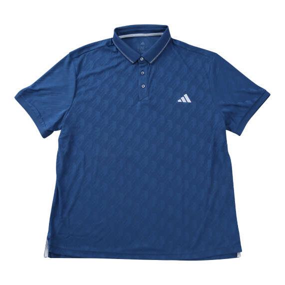 大きいサイズ メンズ adidas golf CLIMACOOLシーズナルジャガード 半袖 シャツ ...
