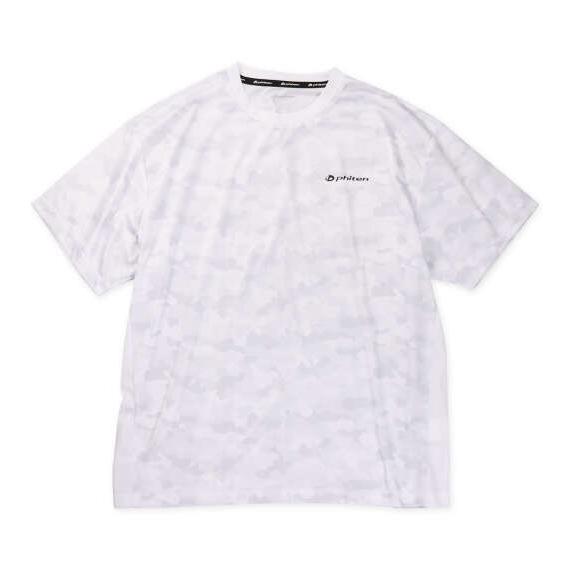大きいサイズ メンズ Phiten DRY総柄 半袖 Tシャツ ホワイト 1278-6235-1 3...