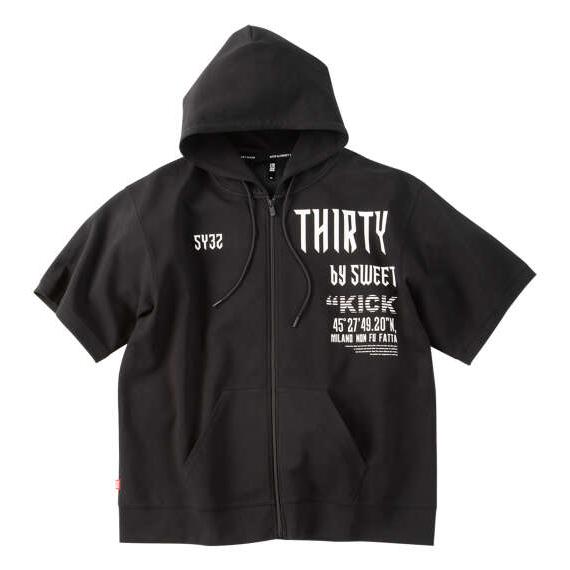 大きいサイズ メンズ SY32 by SWEET YEARS アクティブ 半袖 フルジップ パーカー...