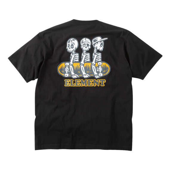 大きいサイズ メンズ ELEMENT TIMBER 半袖 Tシャツ ブラック 1278-6295-2...