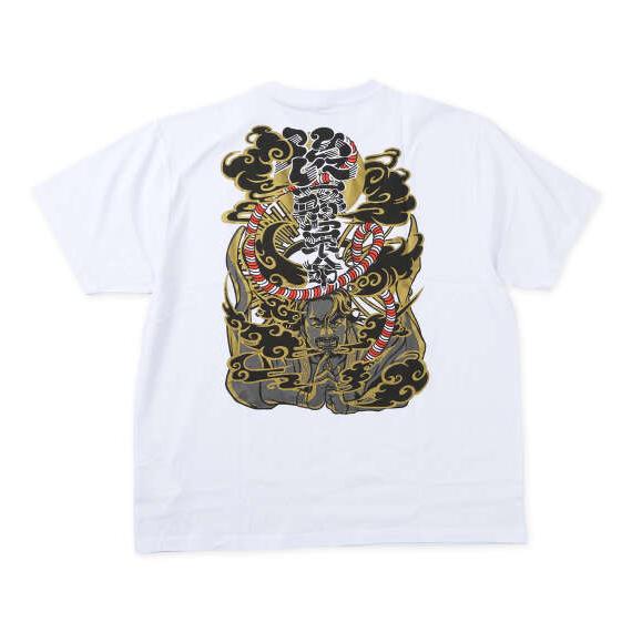 大きいサイズ メンズ 新日本プロレス 後藤洋央紀「後藤幕府」 半袖 Tシャツ ホワイト 1278-6...