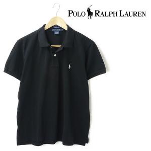 大きいサイズ レディース XL RALPH LAUREN ラルフローレン 半袖ポロシャツ ブラック USA直輸入 1254490-001｜bmo