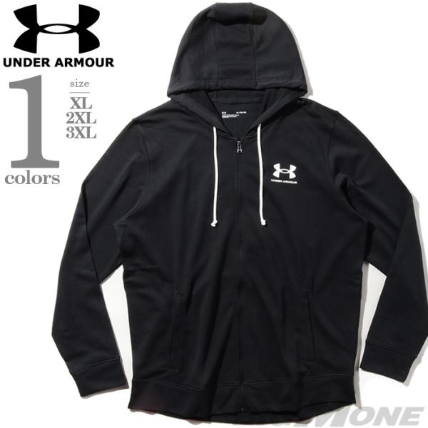 大きいサイズ メンズ UNDER ARMOUR アンダーアーマー フルジップ パーカー USA直輸入...