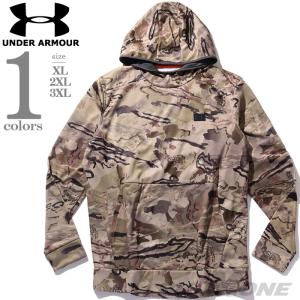 大きいサイズ メンズ UNDER ARMOUR アンダーアーマー 迷彩柄 プルオーバー パーカー Storm Camo Kangzip Hoodie USA直輸入 1375113-989｜bmo