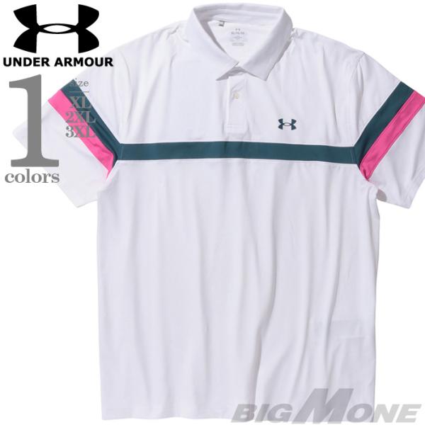 大きいサイズ メンズ UNDER ARMOUR アンダーアーマー 半袖 ゴルフ ポロシャツ USA直...
