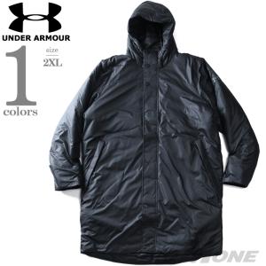 大きいサイズ メンズ UNDER ARMOUR アンダーアーマー ロング コート ベンチコート Storm Insulated Bench Coat USA直輸入 1380869-001｜bmo