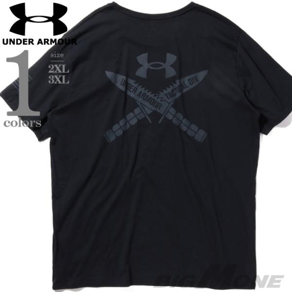大きいサイズ メンズ UNDER ARMOUR アンダーアーマー プリント 半袖 Tシャツ USA直...