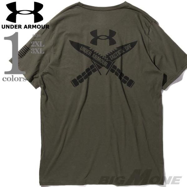 大きいサイズ メンズ UNDER ARMOUR アンダーアーマー プリント 半袖 Tシャツ USA直...