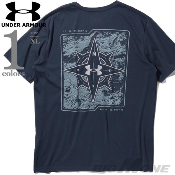 大きいサイズ メンズ UNDER ARMOUR アンダーアーマー プリント 半袖 Tシャツ USA直...