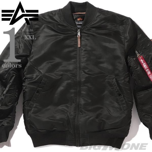 大きいサイズ メンズ ALPHA INDUSTRIES アルファインダストリーズ フライト ジャケッ...