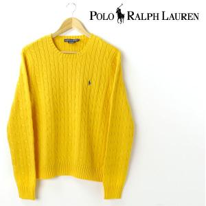 大きいサイズ レディース XL RALPH LAUREN ラルフ ローレン 長袖セーター イエロー 1855695-803 USA直輸入 AWSS5｜bmo