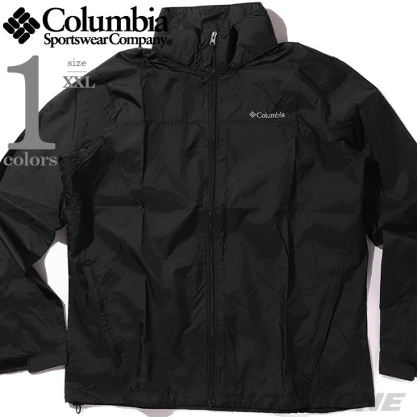 大きいサイズ メンズ Columbia コロンビア フルジップ ナイロン ジャケット USA直輸入 ...