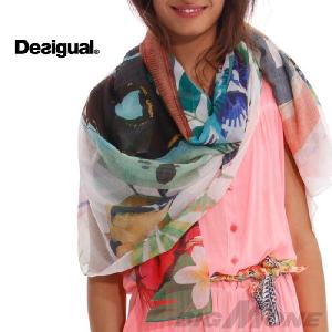 大きいサイズ レディース F DESIGUAL デシグアル ストール Desigual Scarf 41w5725｜bmo