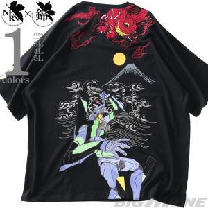 エヴァンゲリオンX錦コラボ 前開きパーカー 初号機星空柄