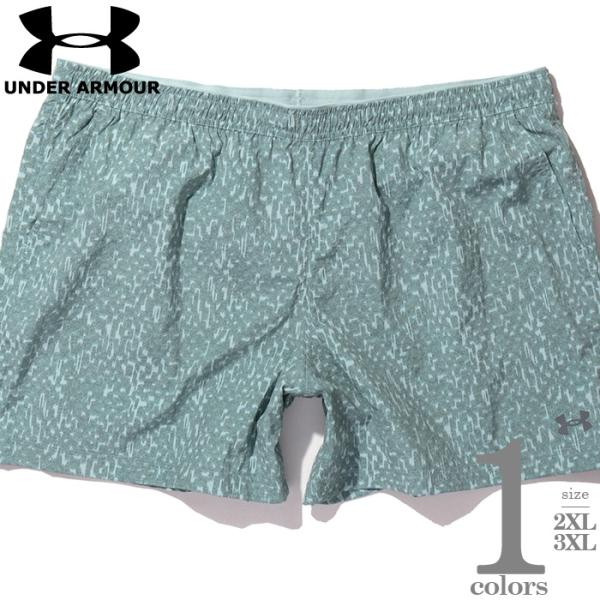 大きいサイズ メンズ UNDER ARMOUR アンダーアーマー 総柄 ショーツ ショートパンツ U...