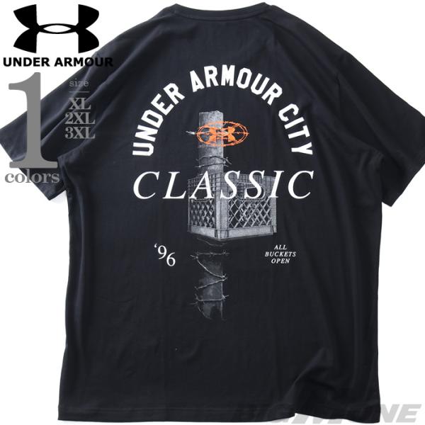 大きいサイズ メンズ UNDER ARMOUR アンダーアーマー 半袖 プリント Tシャツ CITY...