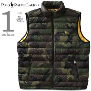 大きいサイズ メンズ POLO RALPH LAUREN ポロ ラルフローレン 迷彩柄ダウンベスト USA直輸入 710716998｜bmo