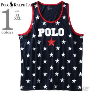 大きいサイズ メンズ POLO RALPH LAUREN ポロ ラルフローレン ロゴ プリント タンクトップ USA直輸入 710741436｜bmo