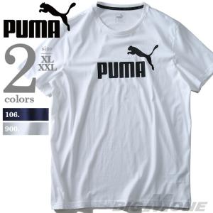 大きいサイズ メンズ PUMA プーマ ロゴプリント半袖Tシャツ USA直輸入 838241｜bmo