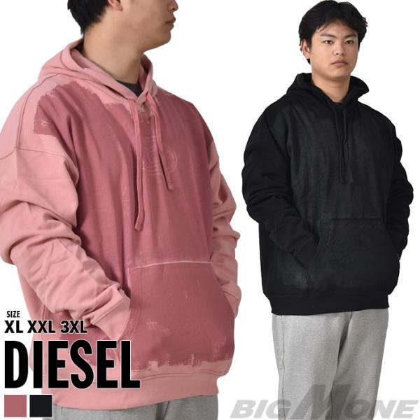 大きいサイズ メンズ DIESEL ディーゼル プルオーバー パーカー S-UMMER-E5 直輸入...