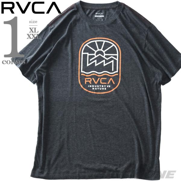 大きいサイズ メンズ RVCA ルーカ プリント 半袖 Tシャツ OVERDUB USA直輸入 av...