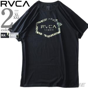 大きいサイズ メンズ RVCA ルーカ プリント 半袖 Tシャツ HAWAII HEX USA直輸入 avyzt00899｜