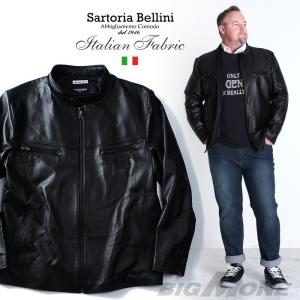 SARTORIA BELLINI ラムレザー シングルライダースジャケット azle-502