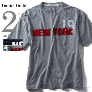 DANIEL DOOD ピーチ加工デザイン半袖Tシャツ 19 NEW YOYK azt-1502179