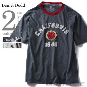 DANIEL DOOD ピーチ加工デザイン半袖Tシャツ CALIFORNIA azt-1502181