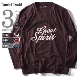 DANIEL DODD 杢プリントロングTシャツ Great Spirit azt-1504245