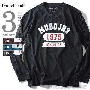 DANIEL DODD 杢プリントロングTシャツ MUDOJNS azt-1504250