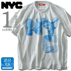 NYC プリント半袖Tシャツ  azt-1802107