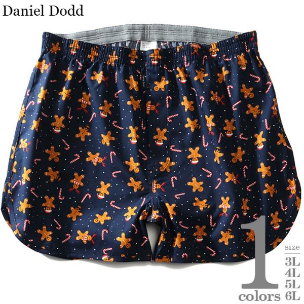 大きいサイズ メンズ DANIEL DODD 前開き クリスマス柄 トランクス 肌着 下着 azut...
