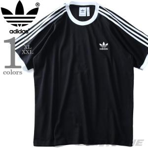 大きいサイズ メンズ ADIDAS アディダス 3ストライプ 半袖 Tシャツ USA直輸入 cw1202｜bmo