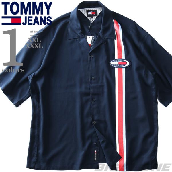 大きいサイズ メンズ TOMMY JEANS トミージーンズ 半袖 シャツ RLX ARCHIVE ...