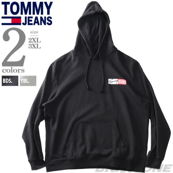 大きいサイズ メンズ TOMMY JEANS トミージーンズ プルオーバー パーカー REG ENT...