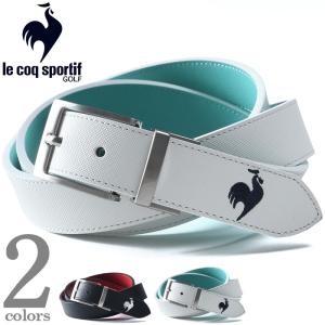 大きいサイズ メンズ LE COQ SPORTIF GOLF ルコックスポルティフ リバーシブル ベルト ゴルフウェア 秋冬新作 lg5sblb2m le coq sportif GOLF（ルコックスポルティフ ゴルフ） 大きいサイズ