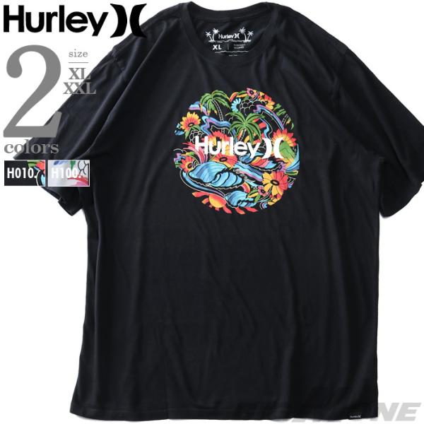 大きいサイズ メンズ HURLEY ハーレー プリント 半袖 Tシャツ EVD WSH OAO PA...