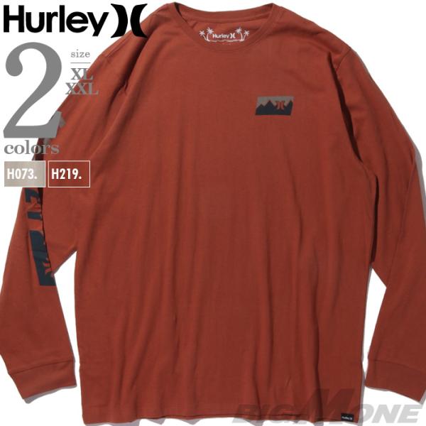 大きいサイズ メンズ HURLEY ハーレー プリント 長袖 Tシャツ USA直輸入 mts0032...