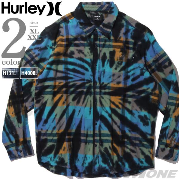 大きいサイズ メンズ HURLEY ハーレー プリント 長袖 Tシャツ USA直輸入 mvs0005...
