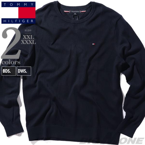 大きいサイズ メンズ TOMMY HILFIGER トミーヒルフィガー クルーネック セーター US...